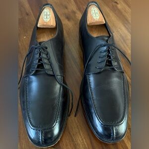 Bostonian Black Leather Men's Oxfords Dress Shoes Size 10.5 W/ Cedar Tree Shoes